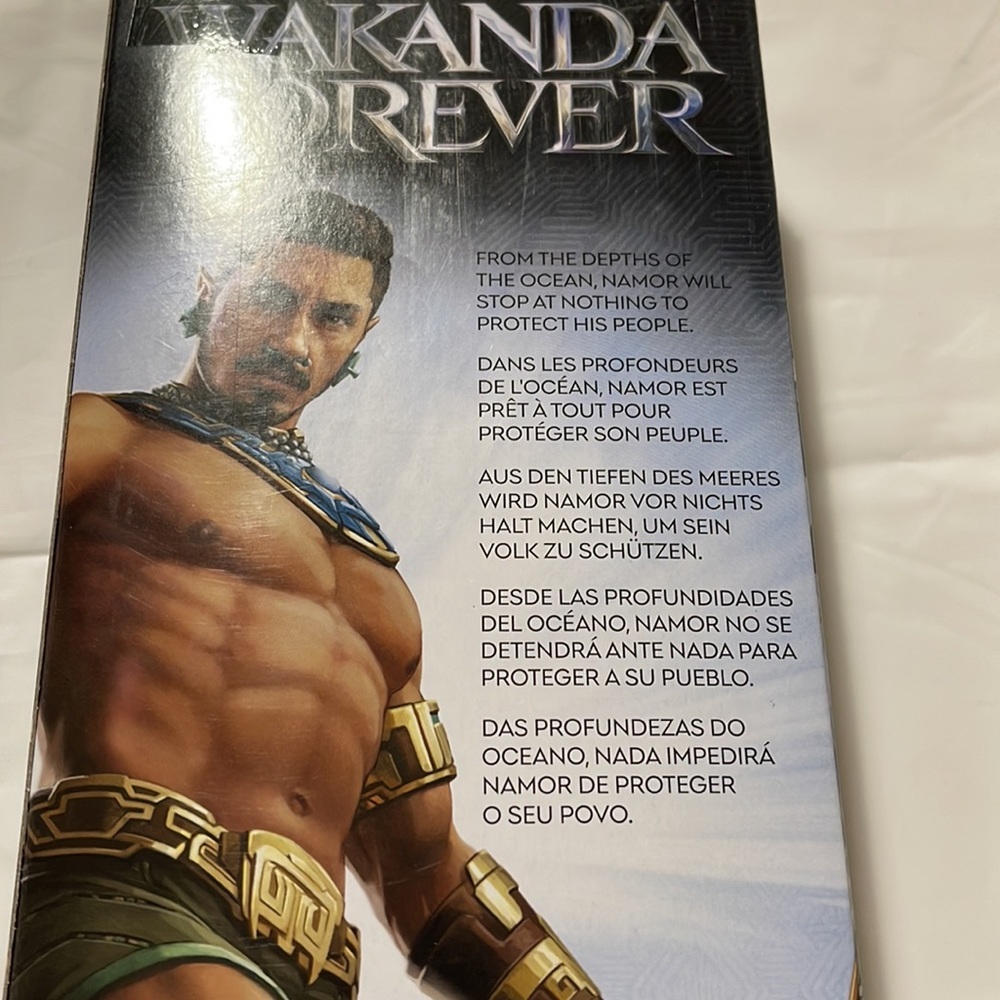 Marvel Titan Hero Series Wakanda Forvere Namor 12" Action Figure 2022 Hasbro - Picture 5 of 7